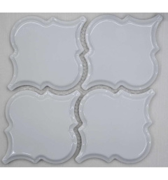 Ceramics Porcelain Arabesko Bevel White 160 21.8X21.8